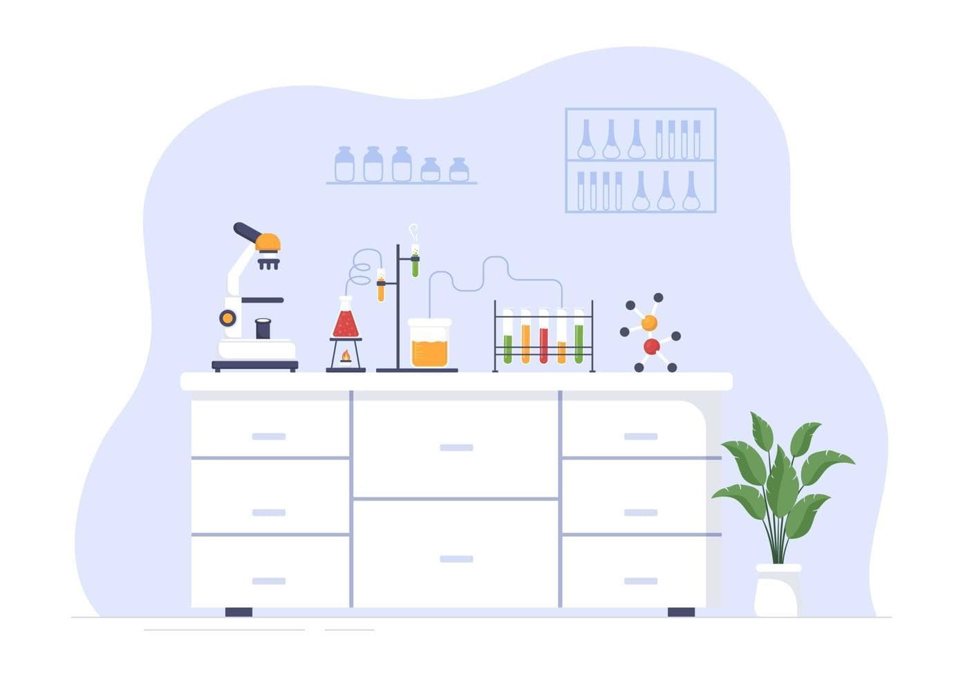 Équipe d'Angela Diagnostics préparant une commande de réactifs